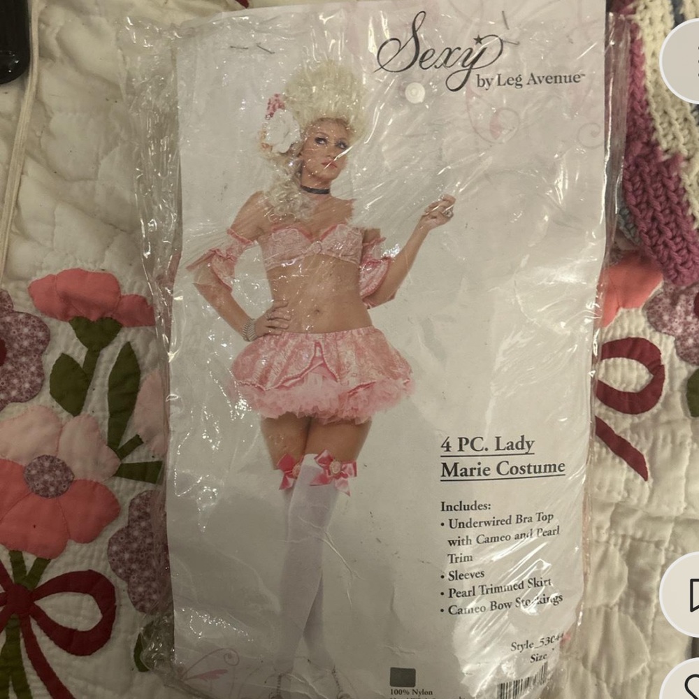 4pc Lady Marie/Marie Antoinette Pink Costume XS